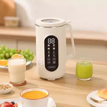 1000 мл электрическая машина для соевого молока, автоматический интеллектуальный блендер для продуктов, соковыжималка для фруктов, чайник для кипячения воды, машина для приготовления рисовой пасты 220 В EU белый