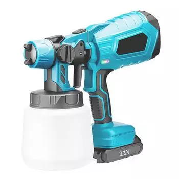 1000 мл электрический краскопульт высокой мощности беспроводной краскопульт HVLP автомобильная мебель стальное покрытие аэрограф для Makita 21 В аккумулятор EU Plug