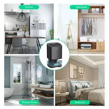 1000 мл электрический осушитель воздуха бесшумный влагопоглощающий осушитель воздуха сигнальная лампа автоматическое отключение атмосфера лампа для домашнего хозяйства EU Plug белый