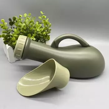 1000 мл бутылки для мочи для мужчин и женщин унисекс дизайн с защитой от проливания бутылка для мочи для мужчин и женщин детей портативный унитаз для кровати автомобильный дорожный туалет 1000ML армия зеленый