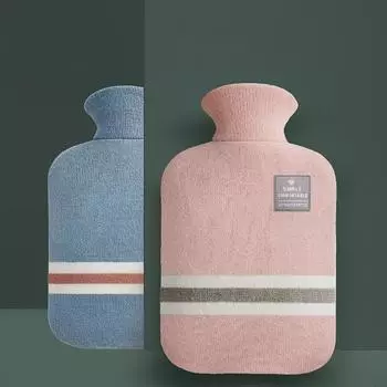 1000 мл грелки мешок водонаполняющий мешок грелки для женщин теплый живот руки и ноги держать руки грелка мешок с горячей водой небесно-голубой