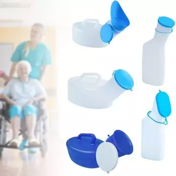 1000 мл мобильный писсуар туалет с герметичной крышкой сборщик мочи бутылка для хранения пожилых людей прикованных к постели Recumbent Type for Men