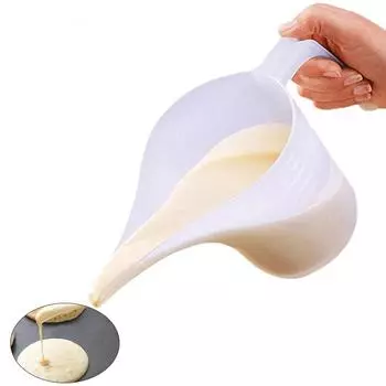 1000 мл наконечник мерный стаканчик пластиковый кухонный мерный стаканчик кулинария кухонный мерный кувшин кухонный инструмент для выпечки белый