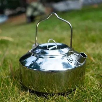 1000 мл отличный чайник без запаха, нескользящий, хорошая теплопроводность, чайник для пикника, кемпинга, вещи