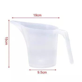 1000 мл пластиковый мерный кувшин с наконечником, чашка для приготовления пищи, кухонный инструмент для выпечки