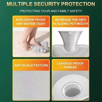 1000 мл плюшевый чехол для бутылки с водой многоразовый теплый чехол для сумки с водой портативный теплый чехол для рук зимняя согревающая сумка для рук