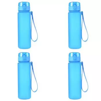 1000 мл спортивная бутылка для воды, герметичная бутылка для питья для офиса, тренажерного зала на открытом воздухе(синий)