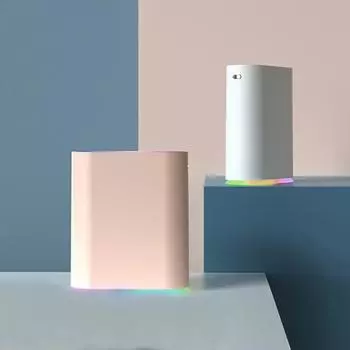 1000 мл увлажнитель воздуха с USB-подсветкой, цветной ночник, тихий для дома и автомобиля белый