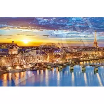 Пазл из 1000 элементов Красивая река Сена - Франция (50 х 75 см)