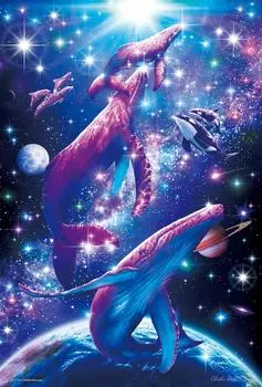 1000 Piece Glowing Jigsaw Puzzle Puzzle Master Lassen Family Tides Aim! (50x75cm)