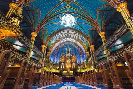 1000 Piece Glowing Jigsaw Puzzle Puzzle Master Shining Notre Dame Cathedral Canada Aim! - (50x75cm)