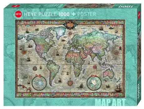 1000 Piece HEYE Puzzle 29871 Rajko Retro World Zigic