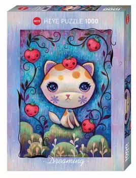 1000 деталей Пазл HEYE Jeremiah Strawberry Kitty 29895 Ketner 5070 см