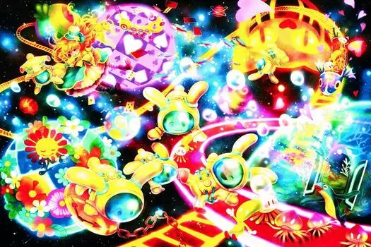 1000 Piece Jigsaw Puzzle Aim Puzzle Master Fantastic Art Alice in Wonder Space (50x75cm)