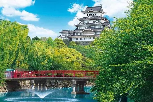 1000 Piece Jigsaw Puzzle Aim Puzzle Master Fresh Green Himeji Castle Hyogo - (50x75cm)