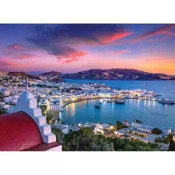1000 Piece Jigsaw Puzzle - Beautiful Scenery of Greece (Mini), popular Korean puzzle