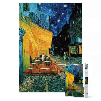 1000 Piece Jigsaw Puzzle - Cafe Terrace at Night, popular Korean puzzle