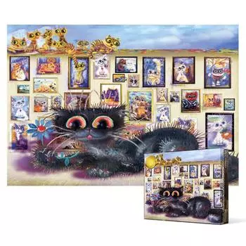 Пазл из 1000 деталей / Cats Gallery, популярный корейский пазл