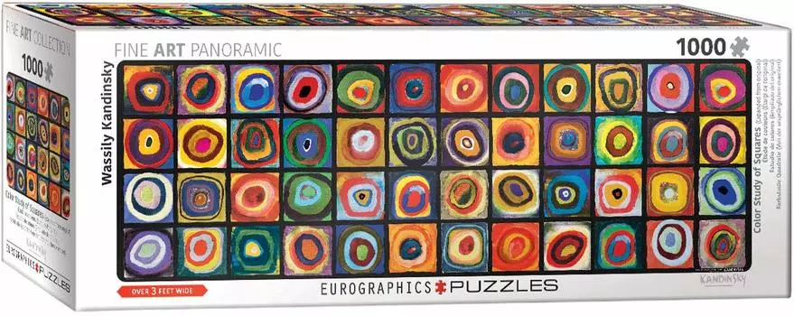 1000 Piece Jigsaw Puzzle Color Square Wassily Kandinsky