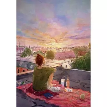 1000 Piece Jigsaw Puzzle - Dawn, popular Korean puzzle