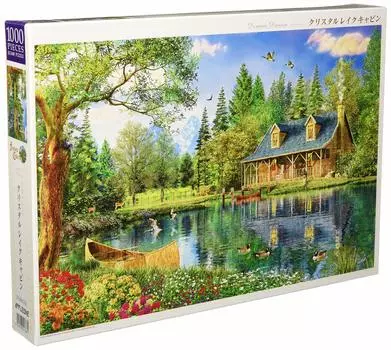 Пазл из 1000 деталей Доминик Дэвисон Хрустальное озеро Хижина (50x75cm)