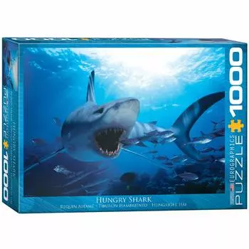 1000 Piece Jigsaw Puzzle Eurographics Hungry Shark 6000-0299