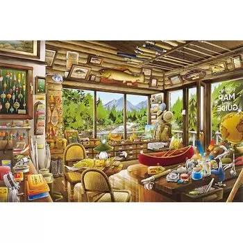 1000 Piece Jigsaw Puzzle Hiroyuki Keikawa Fishing Holiday x (50 75cm)
