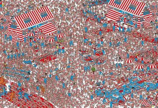 1000 Piece Jigsaw Puzzle Land of Woof Where s Wally? (49x72cm)