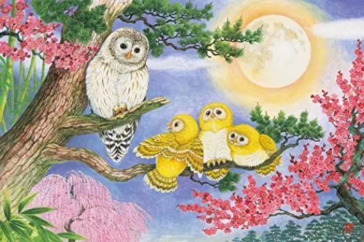 1000 Piece Jigsaw Puzzle Lucky Golden Owl (50x75cm)
