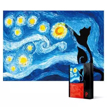 1000 Piece Jigsaw Puzzle - Maestro Cats, popular Korean puzzle
