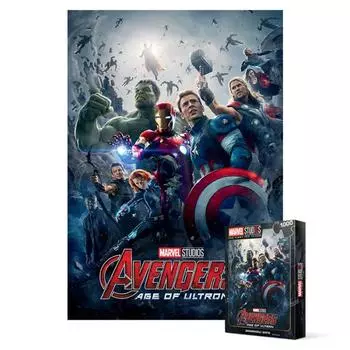 1000 Piece Jigsaw Puzzle - Marvel Avengers 10th Anniversary Edition 2, popular Korean puzzle