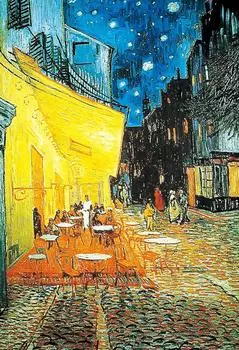 1000 Piece Jigsaw Puzzle Night Cafe Terrace Micro Piece (26x38cm)
