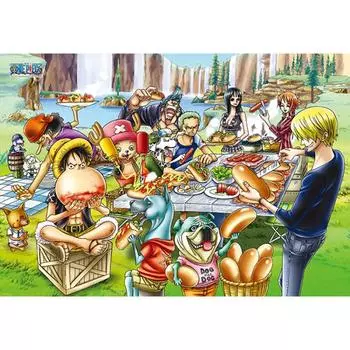1000 Piece Jigsaw Puzzle - One Piece Picnic, popular Korean puzzle