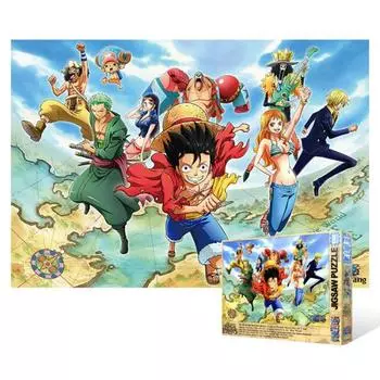 1000 piece jigsaw puzzle / One Piece - Road to the World, popular Korean puzzle