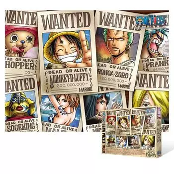 Пазл из 1000 деталей - One Piece Wanted Collection, популярная корейская головоломка