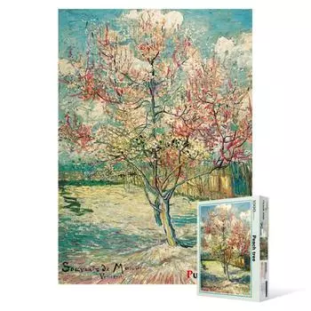 Пазл из 1000 деталей - Персиковое дерево, популярная корейская головоломка