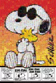 Пазл из 1000 деталей PEANUTS Снупи и Вудсток (49x72см)