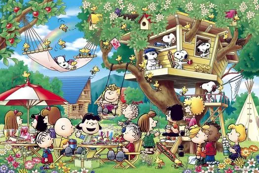 1000 Piece Jigsaw Puzzle PEANUTS Tree House (50x75cm)