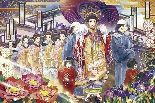 Головоломка из 1000 деталей Puzzle Master Fantastic Art Edo Emaki Aim! (50x75cm)
