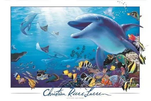 1000 Piece Jigsaw Puzzle Puzzle Master Lassen Mystical Sea Vision Aim! (50x75cm)