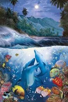 1000 Piece Jigsaw Puzzle Puzzle Master Moonlight Aim! Shangri-La (50x75cm)