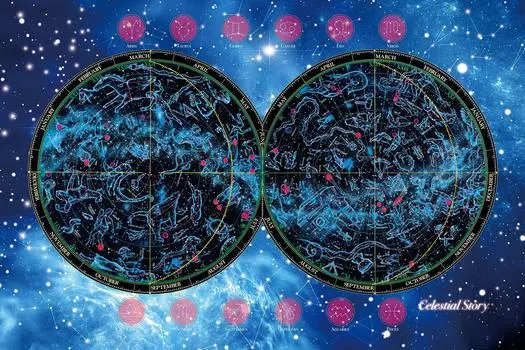 1000 Piece Jigsaw Puzzle Puzzle Master Starry Sky Story Aim! [Glowing Puzzle] (50x75cm)