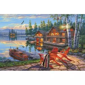 1000 Piece Jigsaw Puzzle Relaxing Evening (50x75cm)