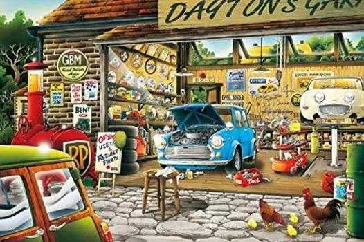 1000 Piece Jigsaw Puzzle Repair Garage Dayton s (50x75cm)
