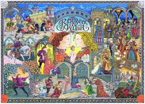 1000 piece jigsaw puzzle Romeo and Juliet Ravensburger 17243 6