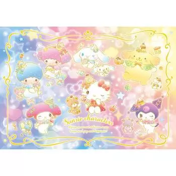Пазл из 1000 деталей - Sanrio Twinkle Dessert Time, популярная корейская головоломка