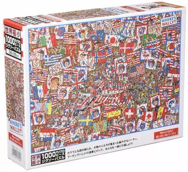 1000 Piece Jigsaw Puzzle Seidaina Party Micro Piece x Where s Wally? (26 38cm)