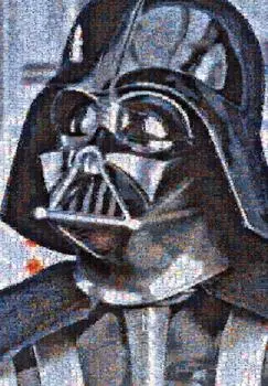 1000 Piece Jigsaw Puzzle STAR WARS Darth Vader (Photomosaic) (51x73.5cm)