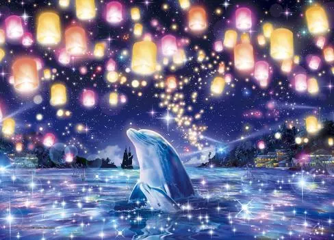 1000 Piece Jigsaw Puzzle Super Master Lassen Light of Hope Very Small Piece [Glowing Puzzle] (38x53cm)
