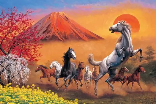 1000 Piece Jigsaw Puzzle Tatsuji Kajita Shoma Fujitake (50x75cm)